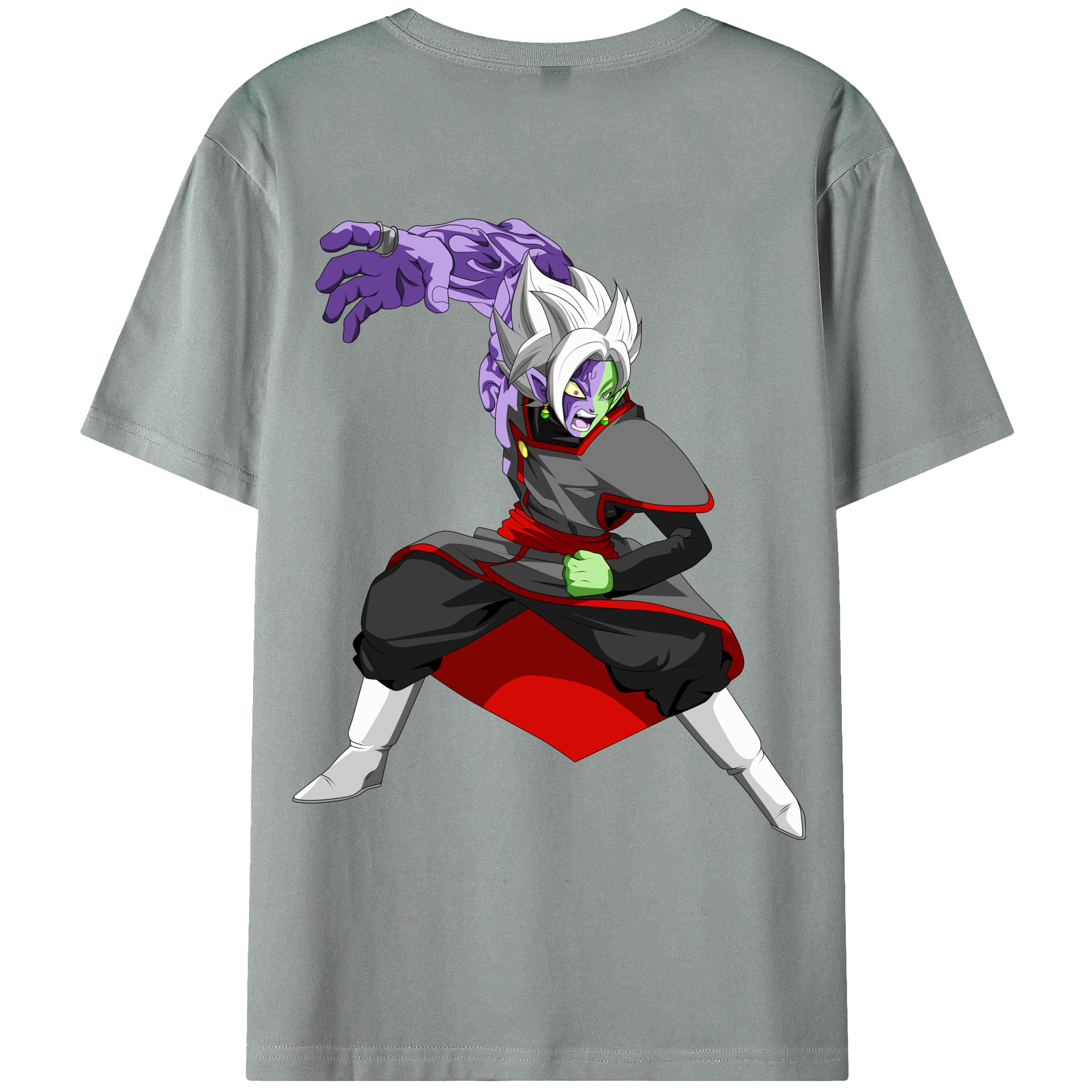 （画像用） ドラゴンボール ベジット DRAGON BALL Vegetto 綿100％ メンズ半袖Tシャツ（バックプリント） 通気性